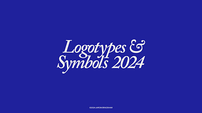 Logotypes & Symbols 2024 2024 abstract brand identity branding graphic design logo logo design logomark logotype mark minimalist modern symbol typogrpahy visual identity wordmark