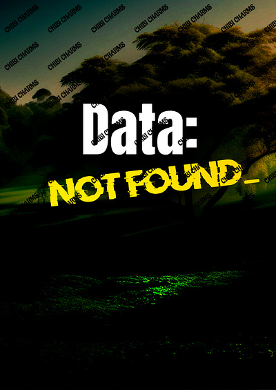 DATA NOT FOUND COVER