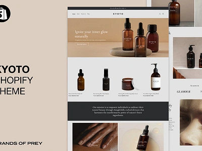 Kyoto - Neutral Shopify Theme beauty shopify themes beauty shopify website beauty website neutral website organic beauty website organic cosmetics organic logo shopify shopify customization shopify design shopify store shopify template shopify theme store shopify website