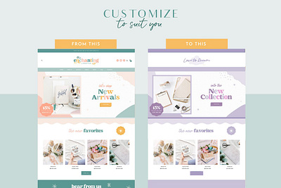 Enchanting Shopify Theme blog pixie bright website colorful website ecommerce template ecommerce website magical design online store pastel branding pastel website shopify alternatives shopify customization shopify design shopify theme store website design website mockup website theme