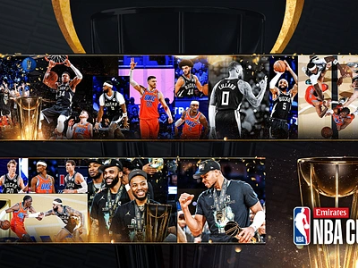 Emirates NBA Cup Social Carousel - Championship adobe adobe photoshop champions championship creative design nba nba cup social social media