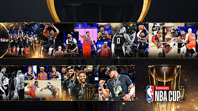 Emirates NBA Cup Social Carousel - Championship adobe adobe photoshop champions championship creative design nba nba cup social social media