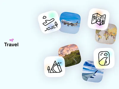 Travel icons design graphic design icon design icon pack icon set iconography icons illustration line icons travel travel app ui ui icons ui ux design
