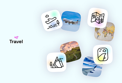 Travel icons design graphic design icon design icon pack icon set iconography icons illustration line icons travel travel app ui ui icons ui ux design