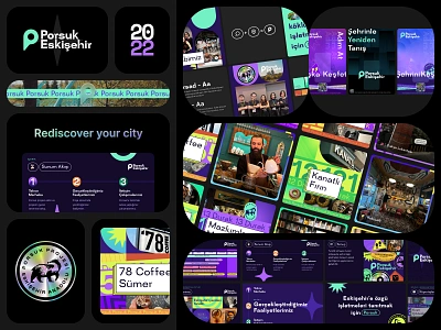 2023 - Porsuk Branding & Social Media - AU branding instagram post logo poster presntation social media