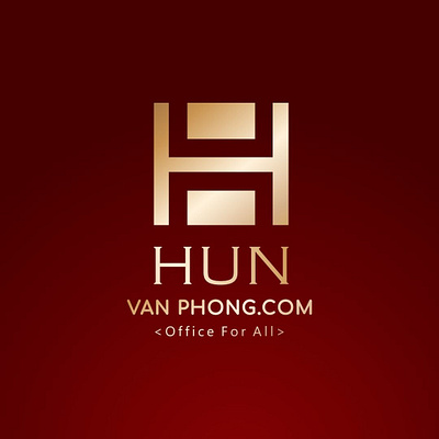 [LOGO DESIGN] HUN OFFICE 3d animation branding design graphic design illustration logo