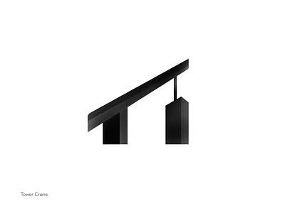 Tower Crane Minimal Logo Mark 3d branding construction design design art designer designinspiration graphic design identity logo logodesign logos minimal minimalism silhouette towercrane vectorart