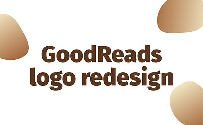 GoodReads logo redesign adobe adobe illustrator figma logo logo redesign