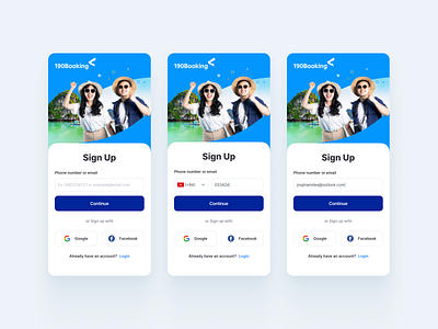 Sign-Up Flow for Travel App flow sign up sign in sign in flow sign in travel app sign up sign up app ui design sign up flow sign up flow for travel app sign up flow travel app sign up for travel sign up screen sign up travel app travel app ui app ui design ux design ux ui design