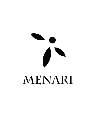 Menari - Traditional Dancer Organization Logo brand identity branding design logo graphic design logo logo design logo implementation mockup mockup design typography typography design