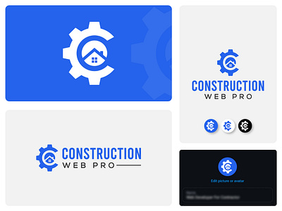 Construction Web Pro Logo | Construction logo design | Modern abstract architecture builder construction construction brand construction logo construction logo design construction web pro creative design graphic designer home house letter c logo logo design logos modern real estate web