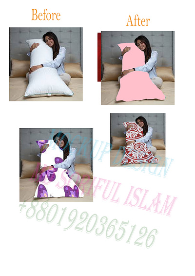 I will Mockup Designing of Pillow , with & Graphics Designing, branding graphic design logo