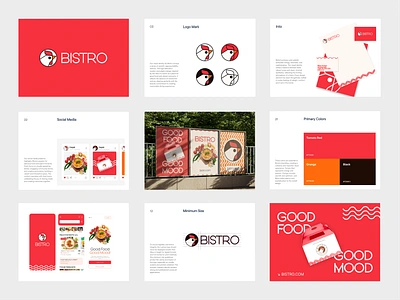 Bistro - Logo & Brand Identity Design aero branding agency bistro brand book design brand design brand identity branddesign branding design eye cathing logo food logo graphic design healthy food letter logo logo logo mark logo type minimal modern logo redesign restaurant logo