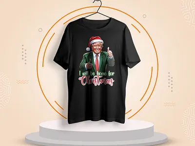 Trump christmas t shirt design vector 193 apparel clothing design graphic illustration tee typography