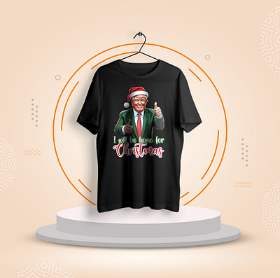 Trump christmas t shirt design vector 193 apparel clothing design graphic illustration tee typography