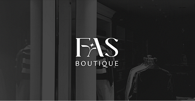 FAS Boutique boutique logo elegant premium simple