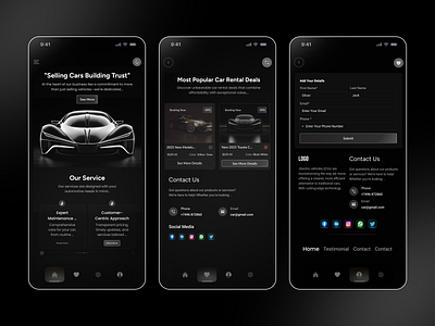 Car App car car app car booking car concept car dealer car hire car rent car rent service car rental app car rental design car sale carrentalwebsite sports car super cars vechile