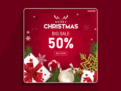 Merry Christmas Sale: Up to 50% Off! 🎄🎁 branding design dribbble graphic design social post