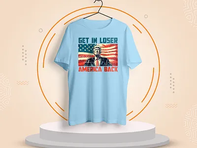 American Election T-Shirt Design 198 apparel clothing design graphic illustration tee typography