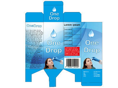 Packaging Design (Corel Draw) branding corel draw design designing eye drop figm graphic design illustration illustrator label design logo medical packaging design photoshop poster text ui uiux design web design