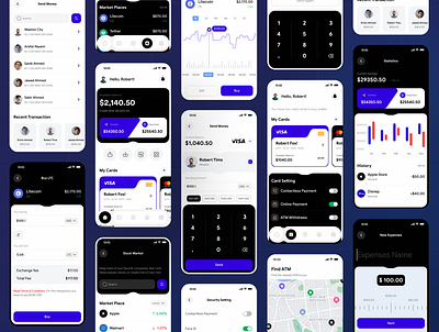 Visa App Design app design ui ux