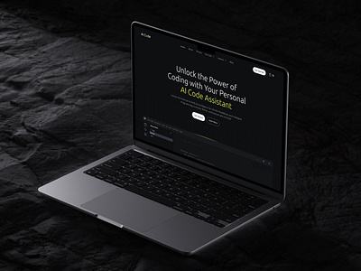 Ai Coding - Dark Webflow Saas Website Template ai artificial intelligence coding dark saas saas dark ui saas design saas template template ui ux webflow website