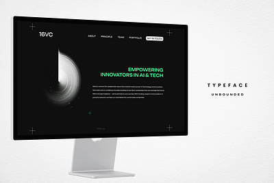 16 VC website landing page design