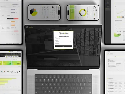 Allabox - Dashboard for Logistic Platform branding dashboard interaction design logistic managment platform shipping platform ui ux
