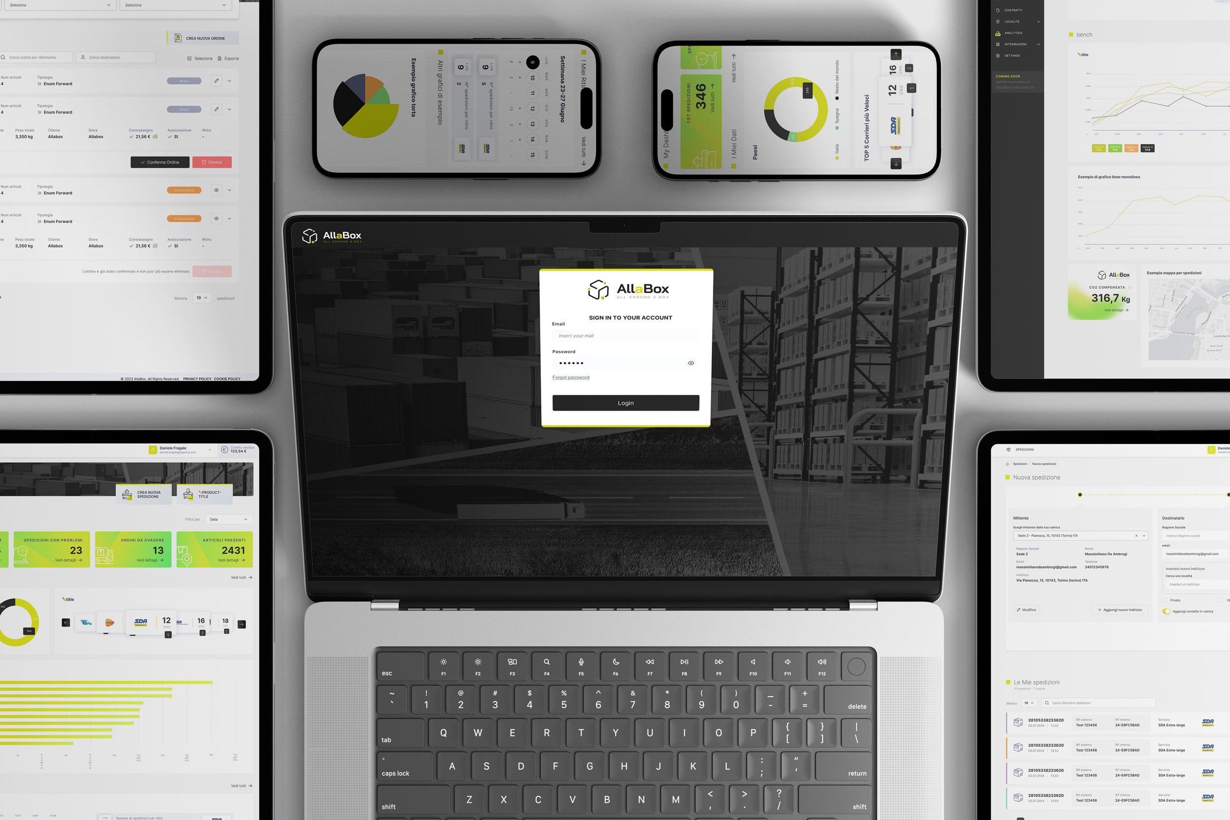 Example of UX/UI Saa S Platforms/Management Tools