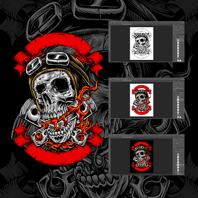 Skull Ride motorcycle ride riders skull thrill