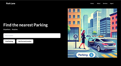 Park Lane ( Find nearest Parking Spots using AI)