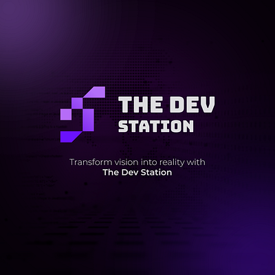 The Dev Station™ brand identity branding branding kit branding package graphic design logo logo design