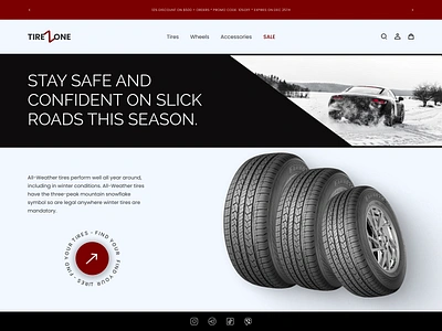 Tire online shop / concept design design ui ux web design