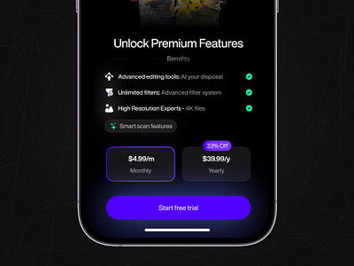 Pricing screen blockchain crypto design money pricing subscription ui ux web3