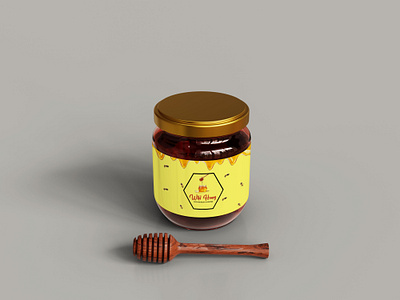 Elegant Label Design for Honey advertising annual report app design brand identity branding design elegant letterhead graphic design illustration label design leaflet logo design marketing minimal minimalist packaging design ui vector visual identity website design