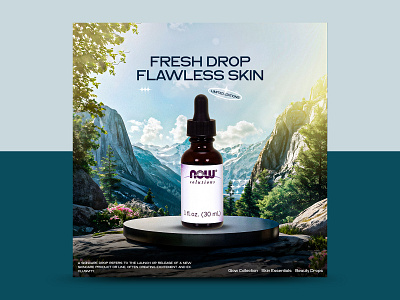 Skincare drop Ads | Banner Design ads design advertising banner ads banner design google ad banner homepage landing page landingpage social media banner social media templates web banner web design webdesign