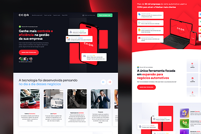 Landing Page Software branding edusites landing page saas software ux design web design