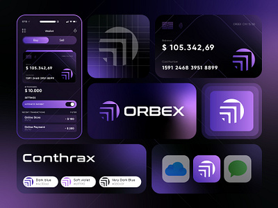 ORBEX Web3 Logo Design Concept arrow blockchain brand identity branding crypto currency defi digital fintech logo logo design logotype modern logo saas software startup technology token web3