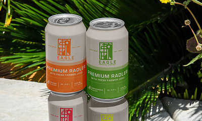 Radler Packaging beer beer can brand identity branding design graphic design package print soda can