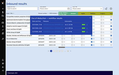 Inbound results inbounds spread streaming upload