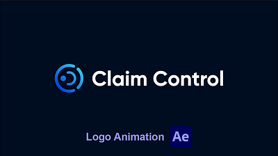 Logo Animation "Claim Control" 2d animation animated logo animation logo animation motion design motion graphics