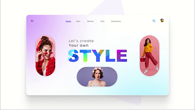 Fashion Web UI Animation animation branding fashion fashion landing page fashion store fashion store design fashion web freelancer graphic minimal website motion design motion graphics store design trending design trending web design ui ux