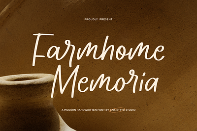 Farmhome Memoria - Stylish Script Font branding craft font supply crafting goodnotes font invitations font logo planner font stylish font