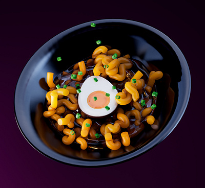 Ramen 3d branding graphic design motion graphics