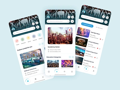 Event Mobile Apps booking concert conference date event event app events festival meetup mobile mobile app music party schedule seminar ticket ui workshop