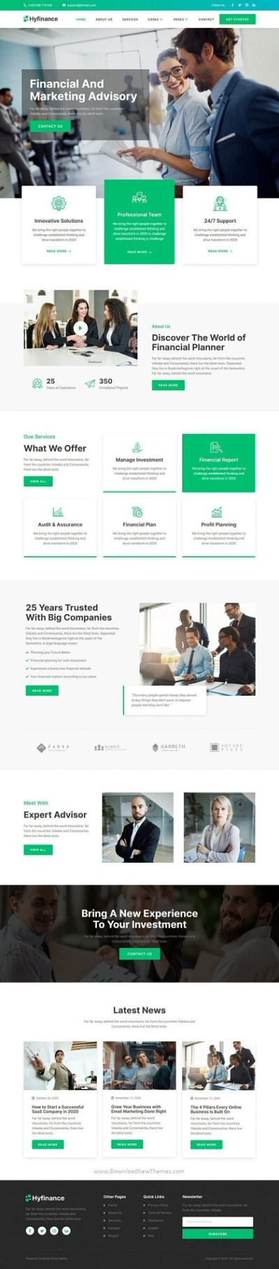 Financial Website clone website redesign website website website design wordpress wordpress website wordpress website design