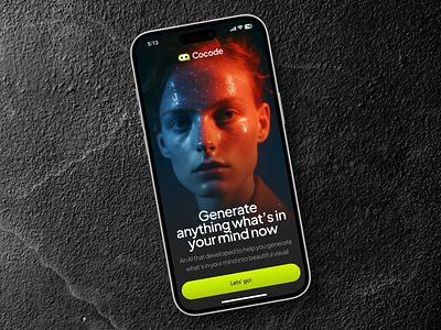 Cocode / Ai image generator ai art ai generator ai image generator artificial intelligence bot illustration image generator mobile app ui ux ui