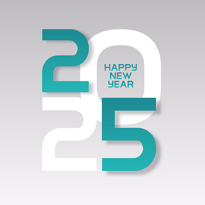 Happy New Year 2025 Vector happy new year vector vector illustration