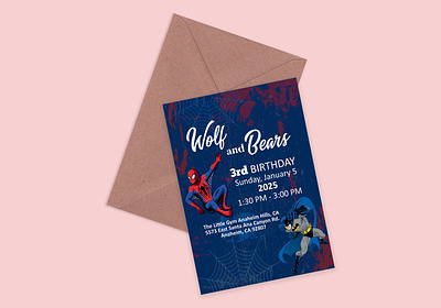 Birthday Invitation card design