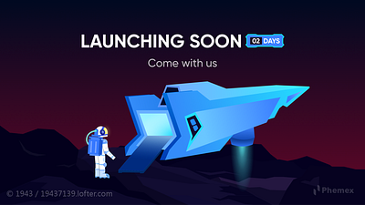 Launching Soon design illustration ui website